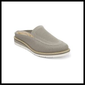 Me Too Women’s Mesh Mule in Taupe Grey Memory Foam